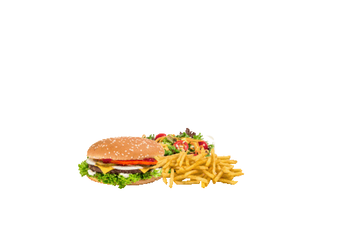 Burger/Pommes/Basic Salat Burger/Pommes/Basic Salat