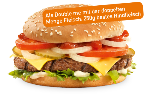 Cheese Burger Double me Cheese Burger Double me