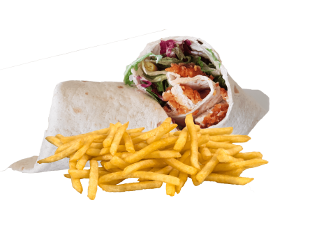Wrap + Pommes Wrap + Pommes
