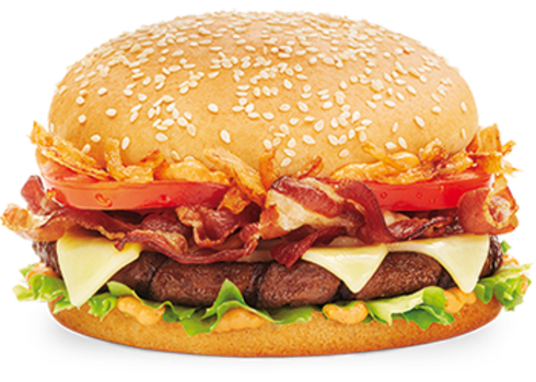 Roasted Onions Bacon burger Roasted Onions Bacon burger