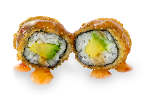 Mini Yoko Roll Avocado mit Sweet Chili Sauce - 8 Stück Mini Yoko Roll Avocado mit Sweet Chili Sauce - 8 Stück