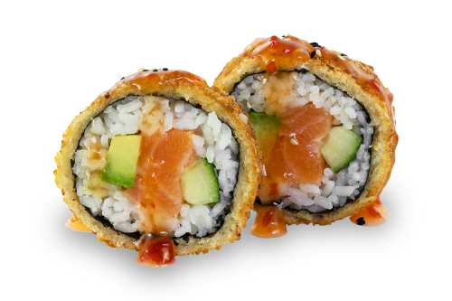 Yoko Roll Lachs mit Sweet Chili Sauce - 4 Stück Yoko Roll Lachs mit Sweet Chili Sauce - 4 Stück