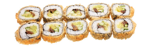 10 St. Vegi Tempura Futo Maki 10 St. Vegi Tempura Futo Maki