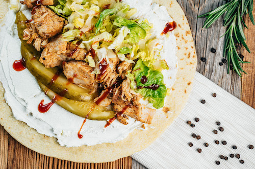 Chicken BBQ Wrap Chicken BBQ Wrap