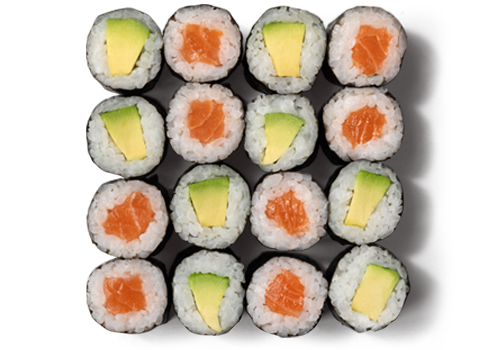 Maki Mix Lachs Avocado Groß Maki Mix Lachs Avocado Groß