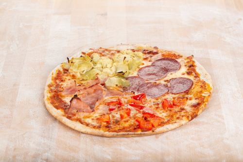 Pizza Quattro Stagioni 60x40cm Pizza Quattro Stagioni 60x40cm