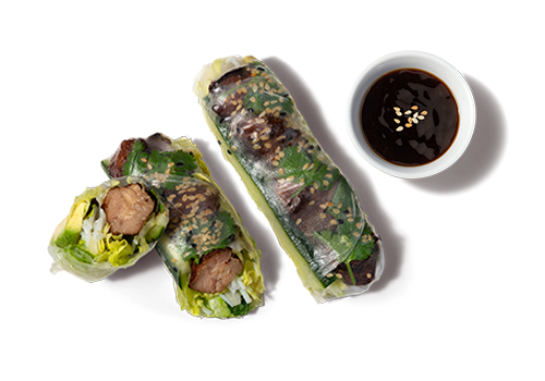 Sommerrolle Yakitori Chicken Sommerrolle Yakitori Chicken
