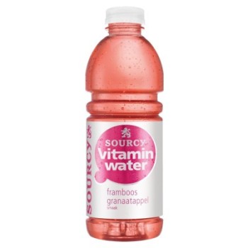 Sourcy Vitamin Water Framboos/Granaatappel Sourcy Vitamin Water Framboos/Granaatappel