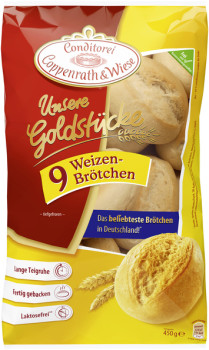9 Weizen-Brötchen (450g) Coppenrath & Wiese 9 Weizen-Brötchen (450g) Coppenrath & Wiese