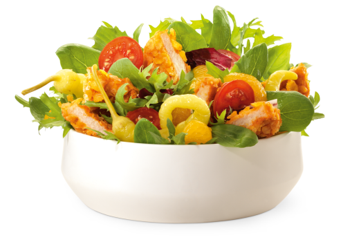 Crunchy Chicken Salat Crunchy Chicken Salat