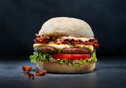 Burger Käse-Speck Burger Käse-Speck