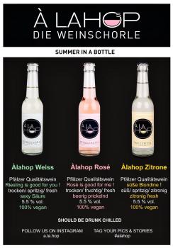 Weinschorle A`la Hop Weiss Weinschorle A`la Hop Weiss