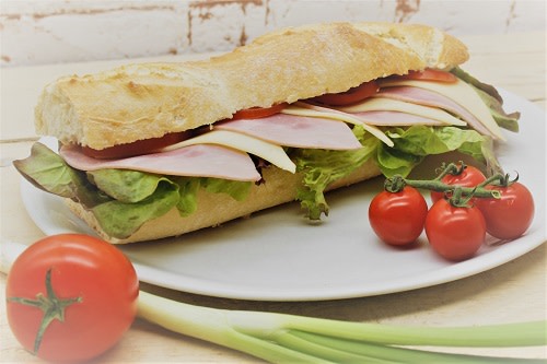 Schinken-Käse Baguette Schinken-Käse Baguette