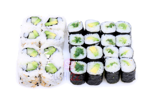 Veggie Avocado SushiBox– 24 Stk Veggie Avocado SushiBox– 24 Stk