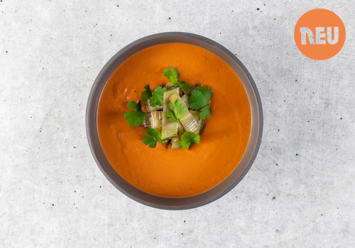 Pikante Tomaten-Kokos Suppe Pikante Tomaten-Kokos Suppe