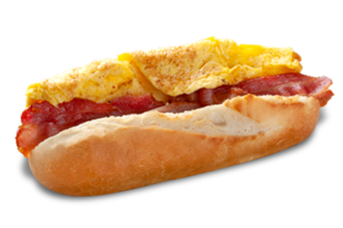 Broodje Omelet met Bacon Broodje Omelet met Bacon