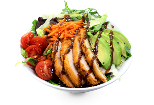 Crispy Chicken Salat Crispy Chicken Salat