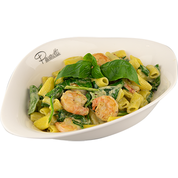 Pasta scampie spinaci Pasta scampie spinaci
