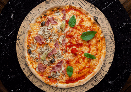 Pizza polovina | polovina Pizza polovina | polovina