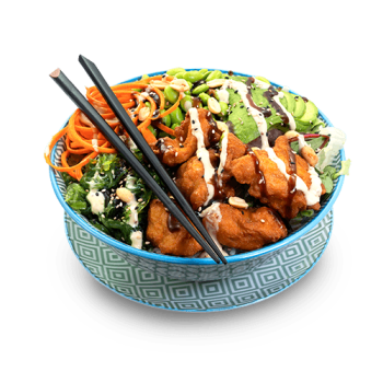 Japanese fried Chicken Bowl Japanese fried Chicken Bowl