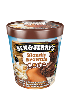 Ben & Jerry Blondie Brownie Core 465ml Ben & Jerry Blondie Brownie Core 465ml
