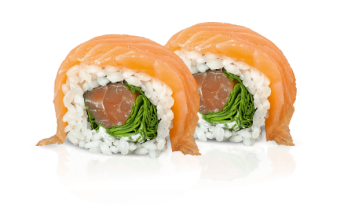 Räucherlachs Deluxe Roll - 8 Stück Räucherlachs Deluxe Roll - 8 Stück