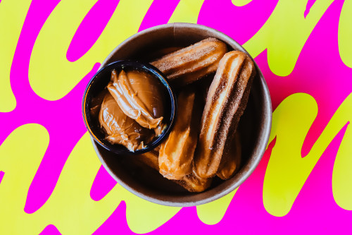 Chocolate stuffed Churro’s Chocolate stuffed Churro’s