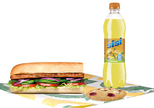 Subway Deventer Centrum - Menu Vegan Patty 15 cm Subway Deventer Centrum - Menu Vegan Patty 15 cm