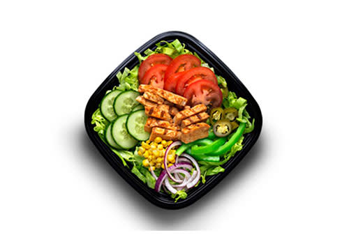 Subway Deventer Centrum - Chicken Fajita salade Subway Deventer Centrum - Chicken Fajita salade