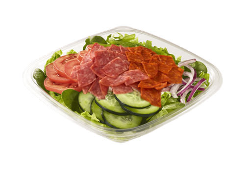Subway Deventer Centrum - Spicy Italian salade Subway Deventer Centrum - Spicy Italian salade