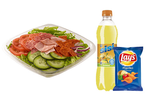 Subway Deventer Centrum - Menu Italian B.M.T. salade Subway Deventer Centrum - Menu Italian B.M.T. salade