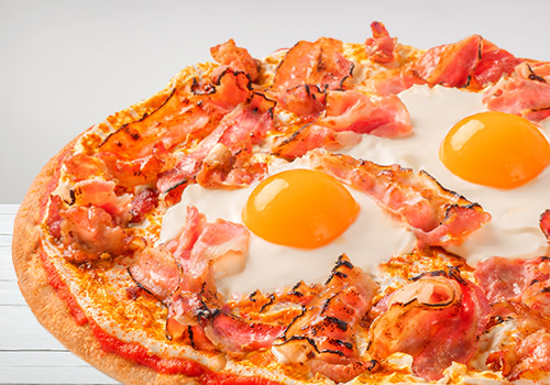 Pizza Bacon & Eggs (Jumbo) Pizza Bacon & Eggs (Jumbo)