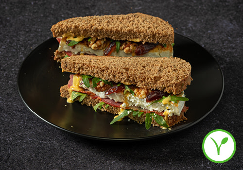 Sandwich Gegratineerde Geitenkaas Sandwich Gegratineerde Geitenkaas