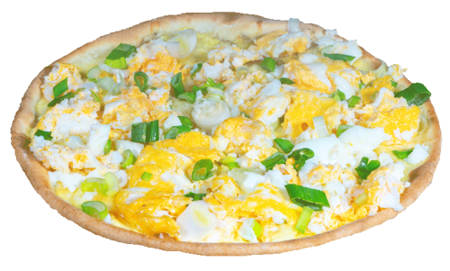 Pizza Rührei<sup>F,S,V</sup> Pizza Rührei<sup>F,S,V</sup>