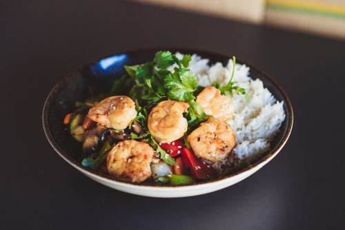 Garnelen Wok Garnelen Wok