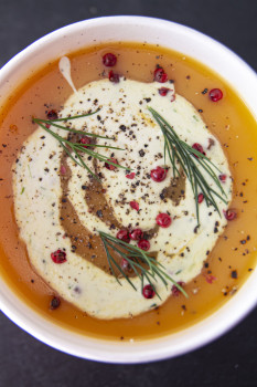 Hausgemachte Suppe - Süßkartoffelsuppe Hausgemachte Suppe - Süßkartoffelsuppe