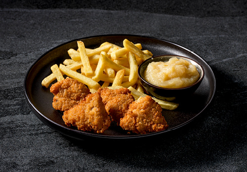 Kindermenu kipfiletnuggets Kindermenu kipfiletnuggets