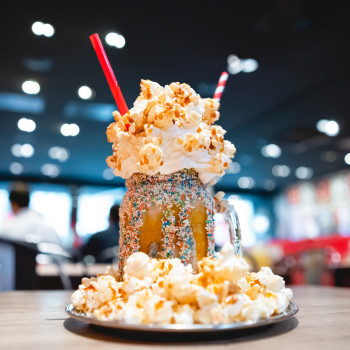 Salted Caramel Popcorn Shake Salted Caramel Popcorn Shake