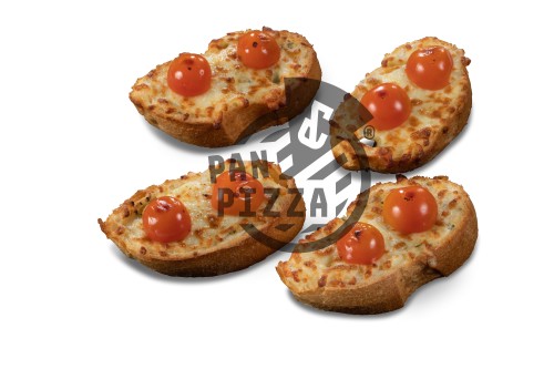 Knoblauchbrot mit Tomate & Mozzarella Knoblauchbrot mit Tomate & Mozzarella