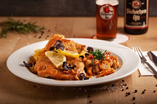 Düsseldorfer Senf-Schnitzel (Hähnchen) Düsseldorfer Senf-Schnitzel (Hähnchen)