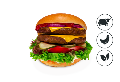 Double Cheese Burger Double Cheese Burger