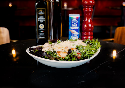 Insalata Pollo mit Garnelen Insalata Pollo mit Garnelen