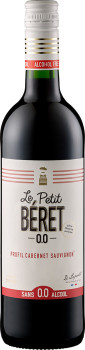 Le Petit Béret Rouge Cabernet Sauvignon 0,75 l Alkoholfrei 0 % vol. Le Petit Béret Rouge Cabernet Sauvignon 0,75 l Alkoholfrei 0 % vol.