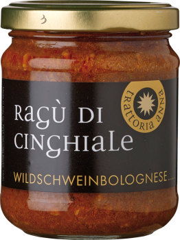 Ragù di Cinghiale (Wildschwein-Bolognese) 180 g Ragù di Cinghiale (Wildschwein-Bolognese) 180 g