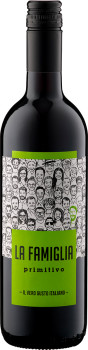 Primitivo Puglia IGT La Famiglia 2019 0,75 l 13,5 % vol. Primitivo Puglia IGT La Famiglia 2019 0,75 l 13,5 % vol.