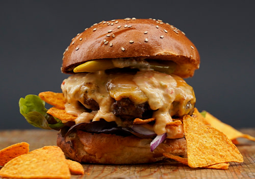 Macho Nacho Burger Macho Nacho Burger
