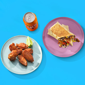 Alitas de Pollo & Burrito Alitas de Pollo & Burrito