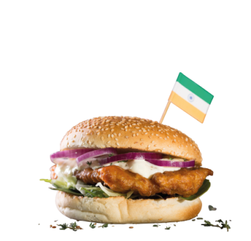 Indiase Visburger Menu Indiase Visburger Menu