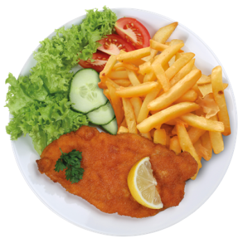 Menu Kipschnitzel Menu Kipschnitzel