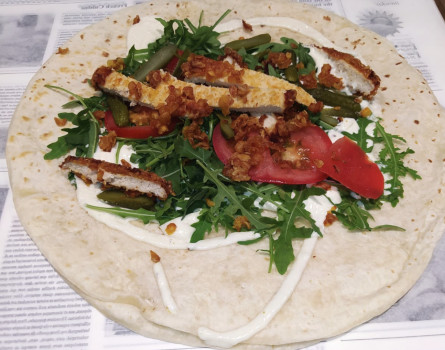Crispy Chicken Wrap Crispy Chicken Wrap